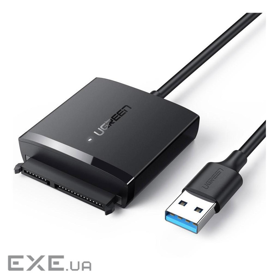 Перехідник USB 3.0 AM to SATA III F Ugreen (60561)