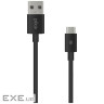 Дата кабель USB 2.0 AM to USB-C 0.2m black Piko (1283126493843)