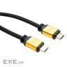 Кабель мультимедійний HDMI M to HDMI M 1.8m V2.0 Vinga (VCPDCHDMI2VMM1.8BK)
