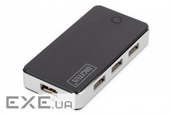 Концентратор DIGITUS USB 2.0 Hub, 7 Port (DA-70222)