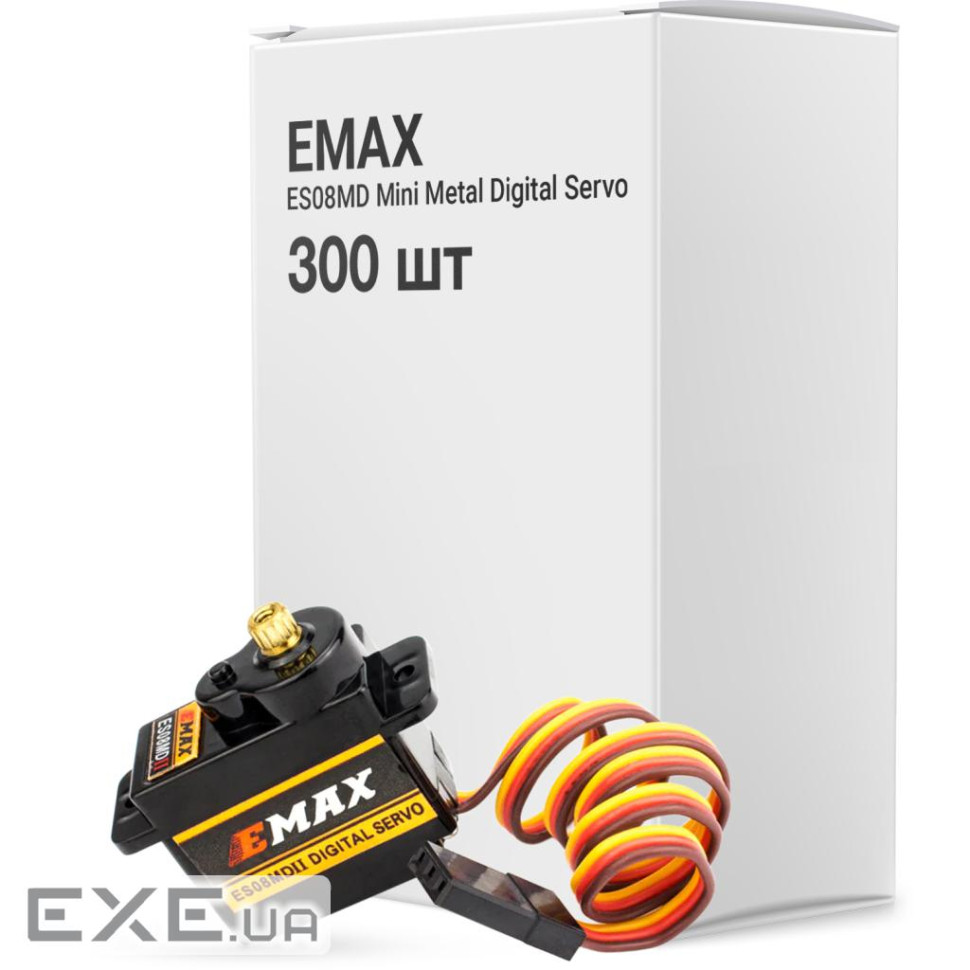 Сервопривід для дрона Emax ES08MD Mini Metal Digital Servo упаковка 300 шт. (0102003023BOX)