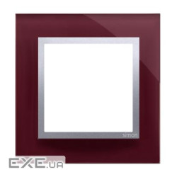 Рамка Premium NATURE 1x, стекло соблазнительная слива (DRN1/89)