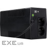 ДБЖ Prologix 800 (PLPU800VA2LED), Lin.int., AVR, 2 x євро, USB, пластик
