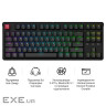 Клавіатура бездротова Keychron C3 Max Super Red Switch Black RGB (C3M-H1-UA)