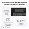 Клавіатура бездротова Keychron C3 Max Super Red Switch Black RGB (C3M-H1-UA)