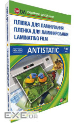 Плівка для ламінування, 85x120, 100 мкм, глянсова, 100 од, D&A Art Antistatic (11201010808YA) , D&A Art Antistatic (1120