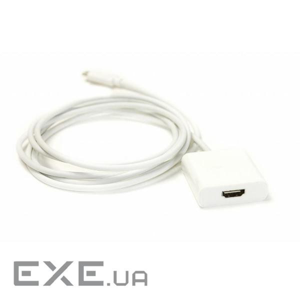 Кабель мультимедійний USB Type-C to HDMI F 1.8m PowerPlant (KD00AS1271)