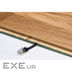 Патч-корд неекранований RJ45 UTP5e 1.0m,patch AWG30/7 Flat D=1.5x6.0mm,білий (75.09.3358-10) (75.09.3358-10)