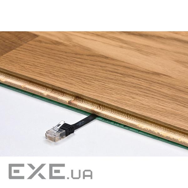 Патч-корд неекранований RJ45 UTP5e 1.0m,patch AWG30/7 Flat D=1.5x6.0mm,білий (75.09.3358-10) (75.09.3358-10)