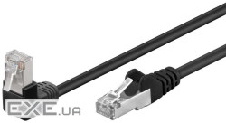 Патч-корд неекранований RJ45 FTP5e 2.0m, patch D=5.4mm AWG26 1x90е Gold,чорний (75.09.4188-10)