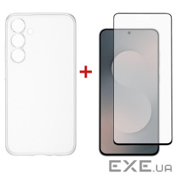 Чeхол-накладка Dengos Soft для Samsung Galaxy S25 FE SM-S731 Clear (DG-KM-172) + защитное стекло