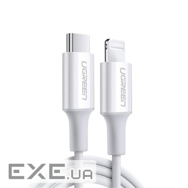 Дата кабель USB-C to Lightning 2.0m US1713A Nickel Plating ABS Shell White Ugreen (60749)