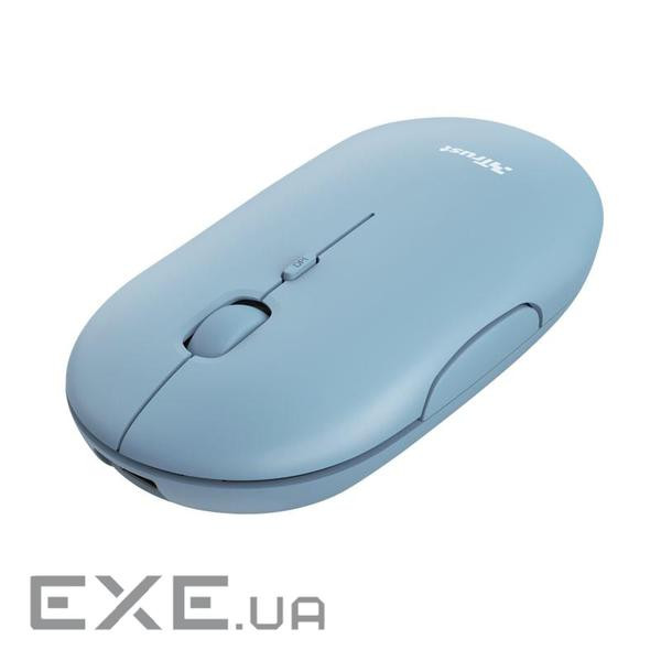 Миша Trust Puck Rechargeable Ultra-Thin BT WL Silent Blue (24126)