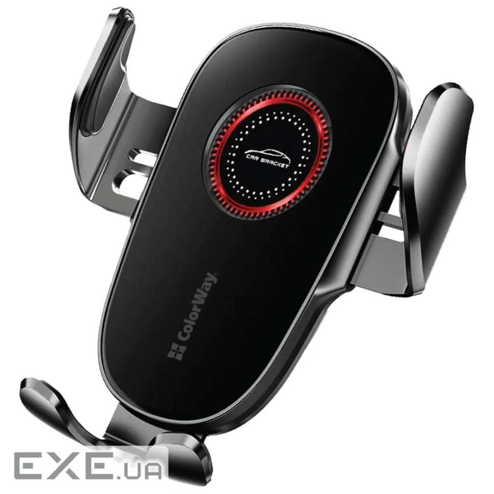 Універсальний автотримач ColorWay ClampSnap Holder Black (CW-CHMH19-BK)