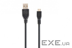 Дата кабель USB 2.0 AM to Micro 5P 3.0m Cablexpert (CCP-mUSB2-AMBM-10)