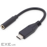 Адаптер DIGITUS USB-C >3.5mm audio stereo (AK-300321-002-S)