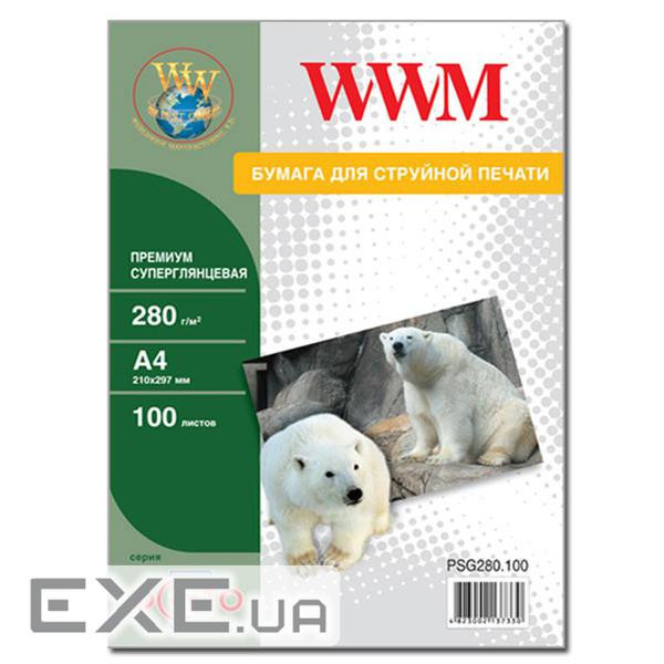 Фотопапір WWM A4 Premium (PSG280.100)