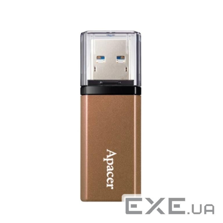 USB флеш накопичувач Apacer 32GB AH25C Classical Bronze USB 3.2 (AP32GAH25CJ-1)