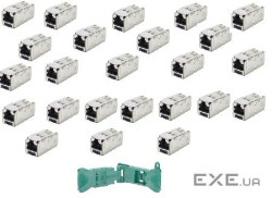 Модуль Mini-Com RJ45 FTP, кат.6a, 10Gb (CJS6X88TGY-24)
