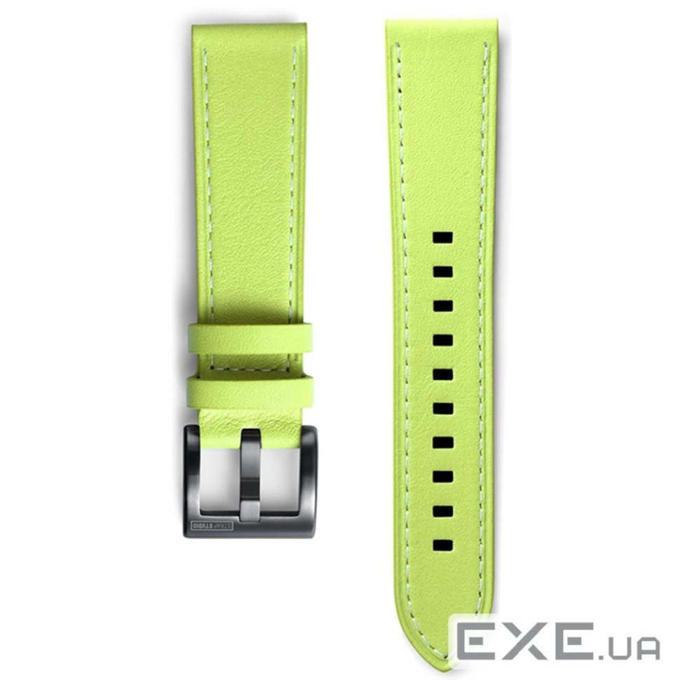 Ремінець до смарт-годинника Samsung Gear Classic Leather Olive-Green (GP-R600BREEBAE)