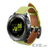 Ремінець до смарт-годинника Samsung Gear Classic Leather Olive-Green (GP-R600BREEBAE)