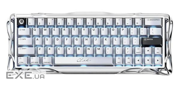 Клавіатура GravaStar Mercury V60 Pro 60keys GravaStar Blackcore USB-A RGB Chrome (GSV60PRO XTAL SLV)