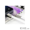 Дата кабель USB-C to USB-C 1.2m 60W 3A nylon white Acefast (6974316286257)