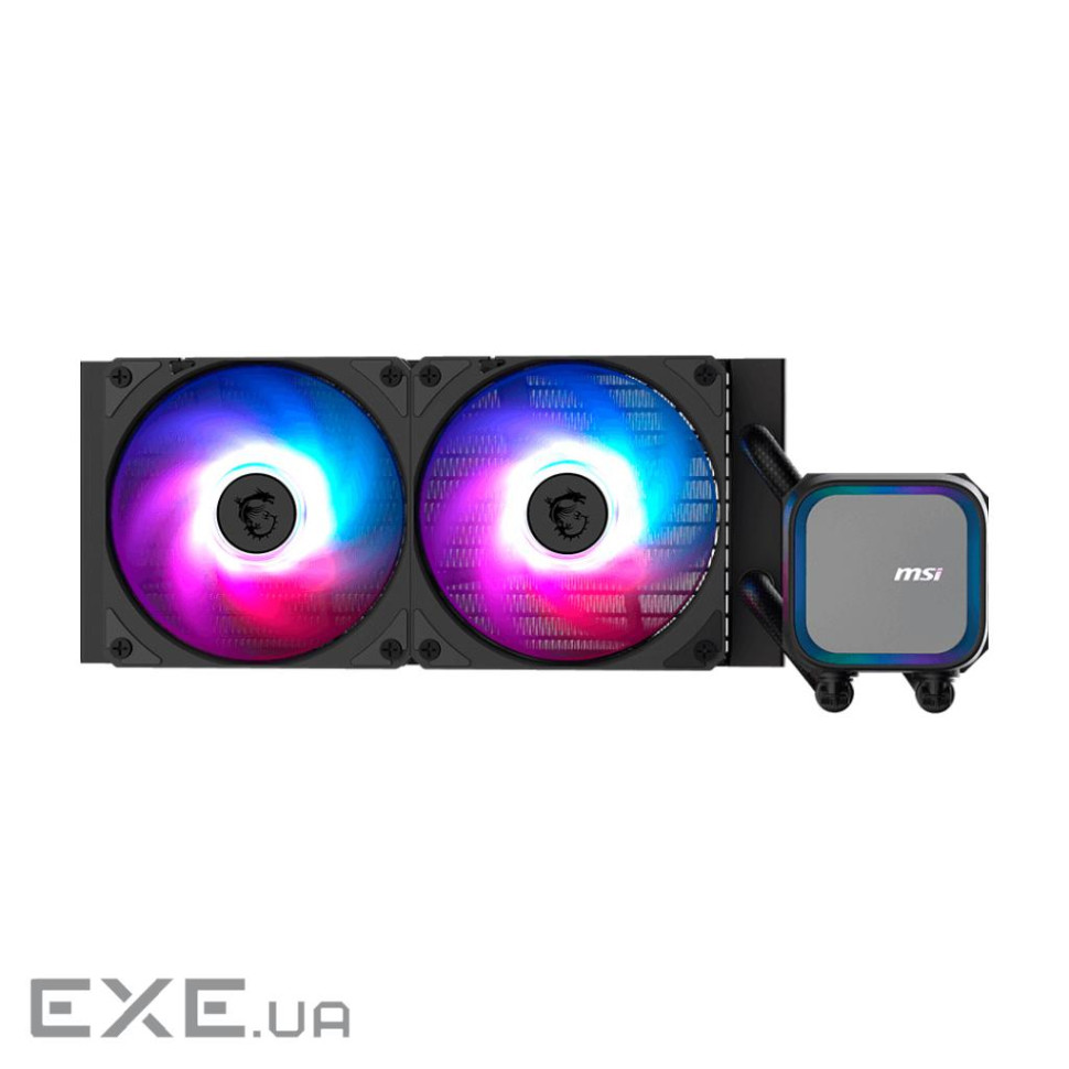 Система водяного охолодження MSI MAG CoreLiquid A13 240, Intel: LGA1851/1700, AMD: AM5/AM4, 277x119.6
