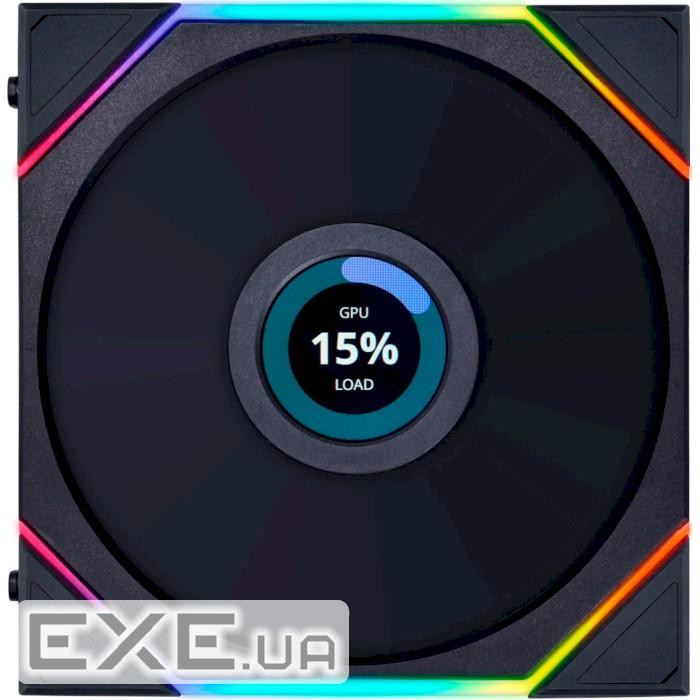 Вентилятор LIAN LI Uni Fan TL LCD 120 Reverse Blade Black (G99.12RTLLCD1B.00) (G99.12RTLLCD1W1B.00)