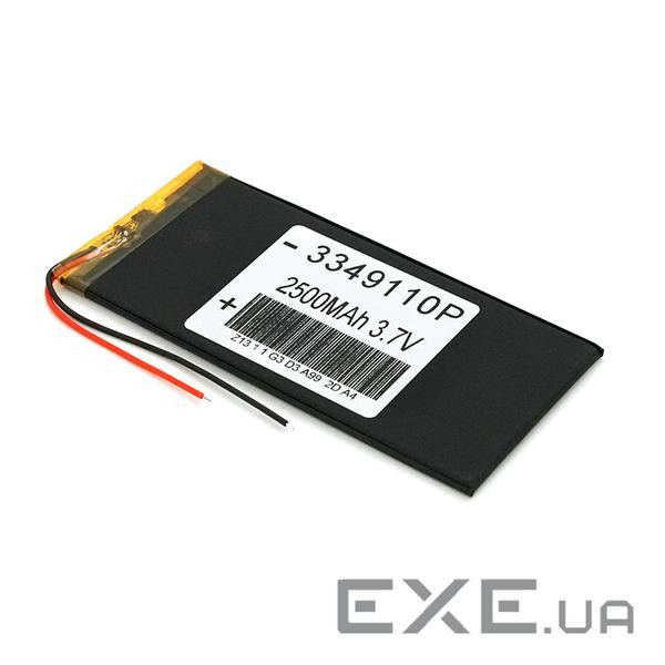 Літій-полімерний акумулятор 3*49*110mm (Li-ion 3.7В 2000мА&middot,год) (0349110) ) (0349110)