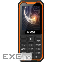 Мобільний телефон Sigma X-style 310 Force Type-C Black Orange (4827798855126)