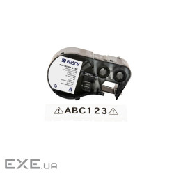 Стрічка для принтера етикеток Brady M4C-750-595-WT-BK, всепогодні, безперервна стрічка, 19. (170830)