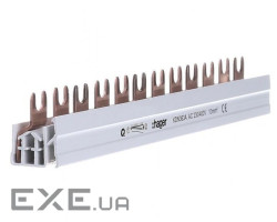 Шина сполучна вилкова, 3-полюсна на 12 модулів, з ізоляцією, 10мм 2 (KDN363A)