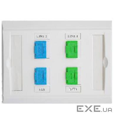 Ліцьова панель американського стилю 4-х портова (XB-USFPF-A04)