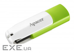Накопичувач Apacer 64GB USB 2.0 AH335 Green/ White (AP64GAH335G-1)