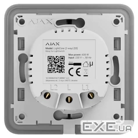 Розумний вимикач Ajax LightCore(2-way) (LightCore (2-way) [55] (8EU))