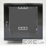 Шафа 12U, 620х350х640 мм (Ш * Г * В), акрилове скло, чорний (UA-MGSWA1235B)