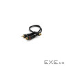 Кабель мультимедійний 1xRCA F to 2xRCA M 0.2m black Voltronic (YT-RCA (YT-RCA(F) / 2хRCA(M)-0,2CuB)