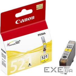 Картридж Canon CLI-521Y (Yellow) MP540 / 630 530 стр @ 5% (А4) для PIXMA MP540 / 630 (2936B004)