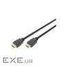Кабель DIGITUS HDMI 1м Black (AK-330107-010-S)