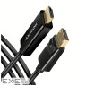 Кабель мультимедійний DisplayPort M to HDMI M 1.8m 4K30Hz black AXAGON (RVD-HI14C2)