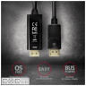 Кабель мультимедійний DisplayPort M to HDMI M 1.8m 4K30Hz black AXAGON (RVD-HI14C2)