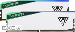 Модуль пам'яті PATRIOT Viper Elite 5 RGB DDR5 7000MHz 32GB Kit 2x16GB (PVER532G70C38KW)