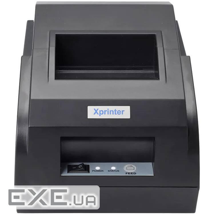 Друкарка чеків Xprinter XP-58IIZ (термодрук, 90 мм/с, стрічка 58 мм, USB, чорний) )