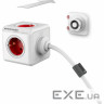 Подовжувач ALLOCACOC PowerCube Extended Red, 5 розеток, 1.5м (1300RD/DEEXPC)