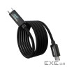 Силіконовий кабель PD100 Вт USB-C до USB-C для циф рового дисплея 1,8 м CHOETECH PD100W U (XCC-1063)