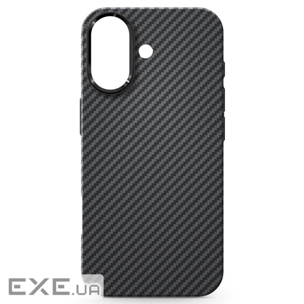 Чохол до мобільного телефона Armorstandart LikeCarbon2 MagCase для Apple iPhone 16 Black (ARM83810)
