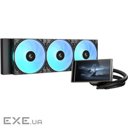 Система водяного охлаждения DeepCool LT360 Vision ARGB Black (R-LT360VISION-BKAMMC-G-1), Intel: 1851