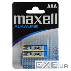 Батарейка MAXELL Alkaline AAA 2шт/уп (M-723920.04.CN) (4902580164577)