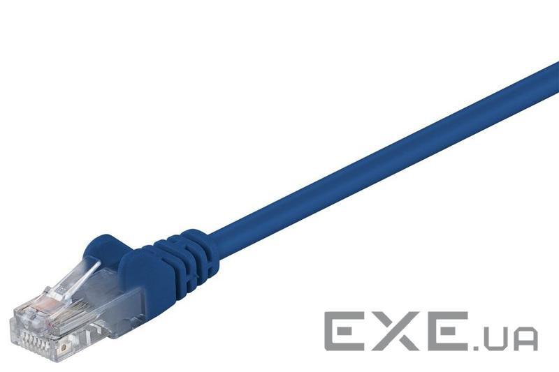 Патч-корд неекранований RJ45 UTP5e 5.0m,patch AWG28 D=4.5mm Gold Protect,синій (75.06.8375-1) (75.06.8375-1)